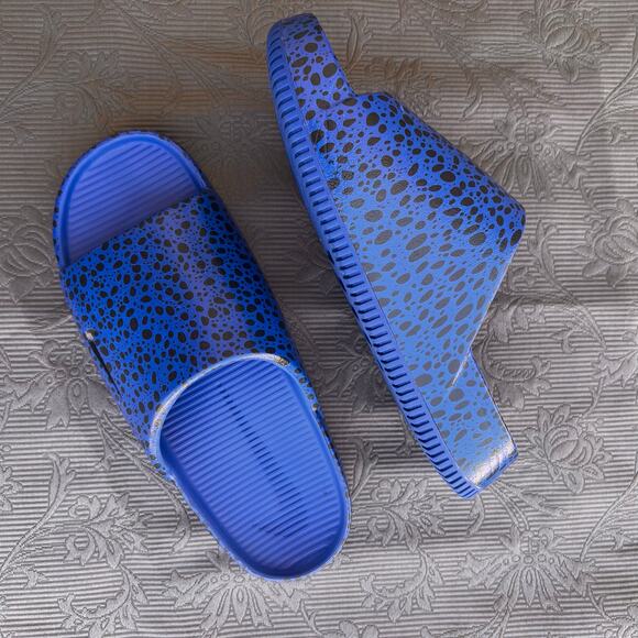Nike Calm Slide Electric Pack- Racer Blue. Unisex, M8 / W9 - Picture 1 of 9